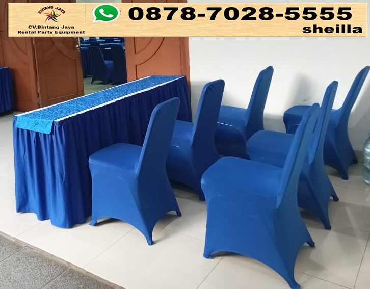 Gudang penjualan sarung kursi futura cover biru siap kirim Bogor